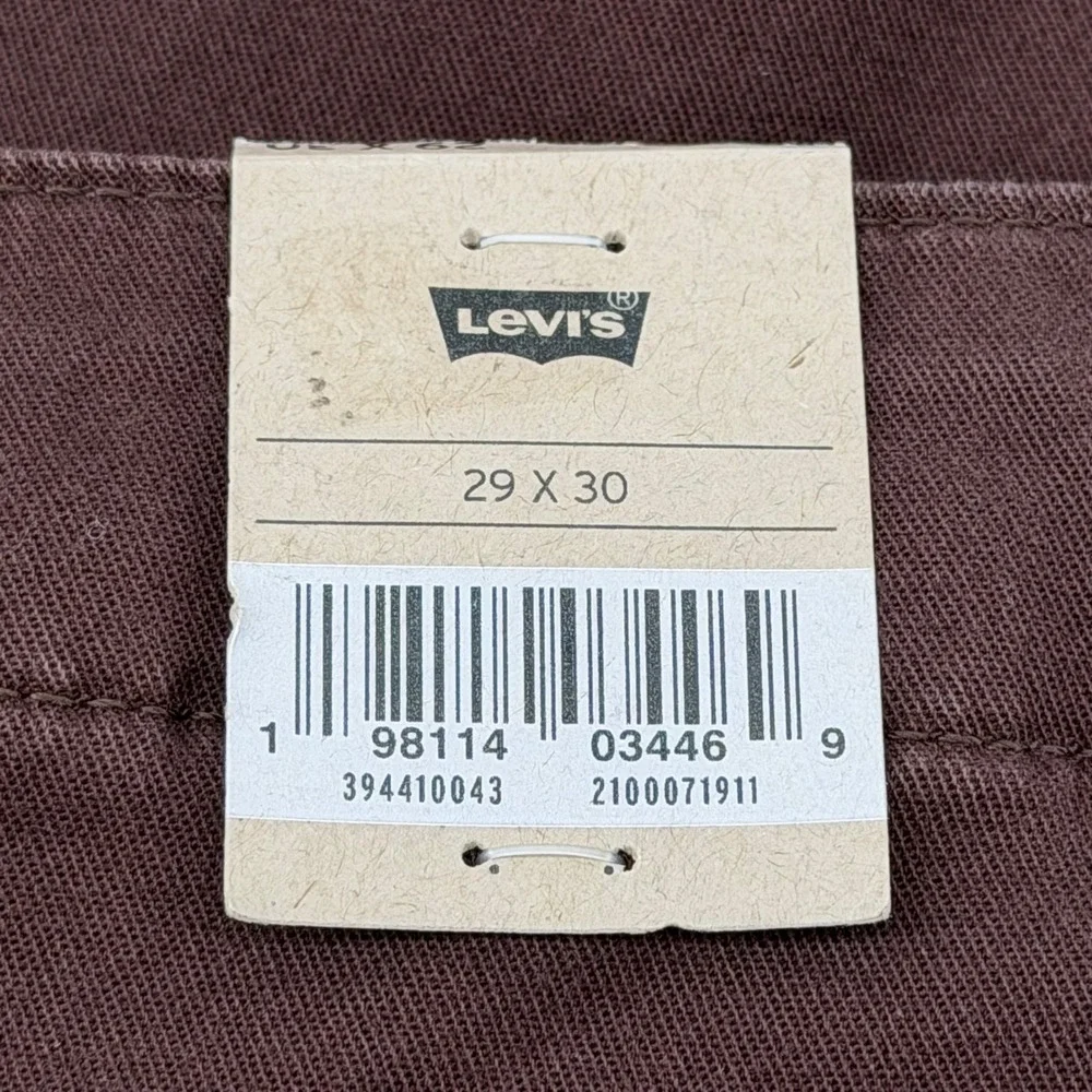 Levi's Cargo Pants Mens 29x30 Brown XX Cargo Taper Stretch 39441-0043 Utility